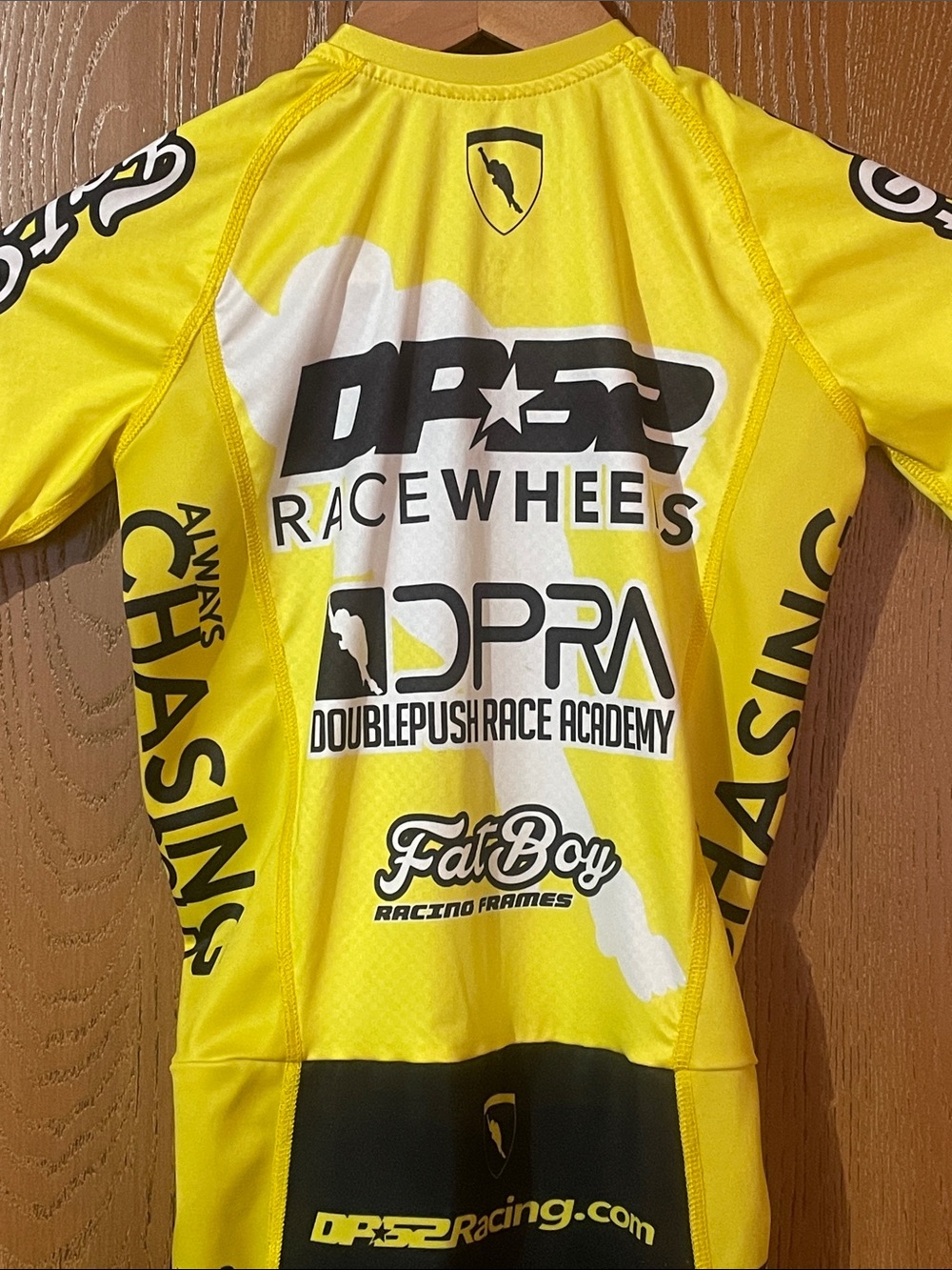 Yellow Kids One-Piece Cycling Suit - Picture 3 of 3